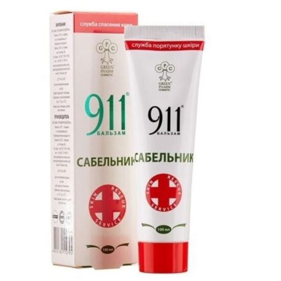 “911 Sabeļņik” (vārnkāja) kāju balzams, 100 ml